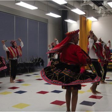 Peruvian dancers impress while Educating