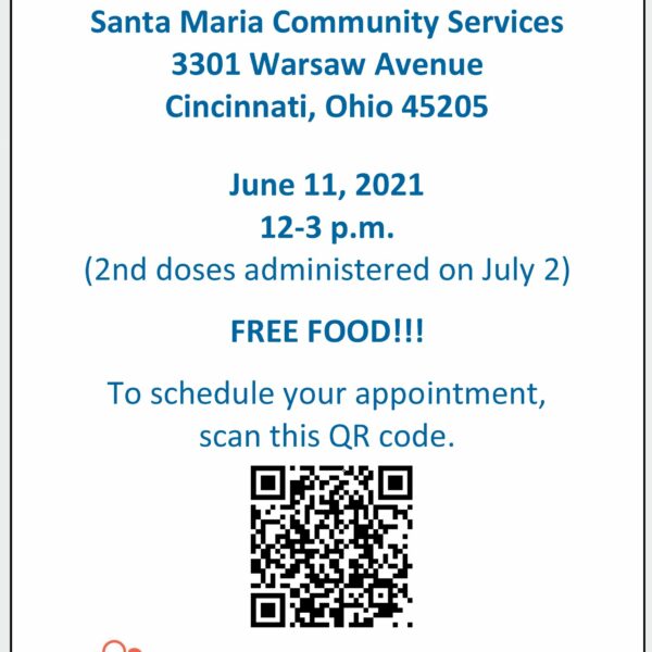 COVID-19 Vaccine Clinic – June 11 from 12-3 p.m.