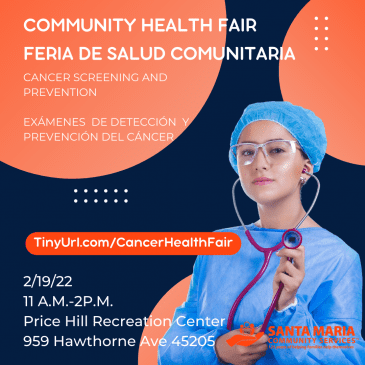 Santa Maria Community Services Hosts Cancer Screening and Prevention Health Fair on February 19, 2022