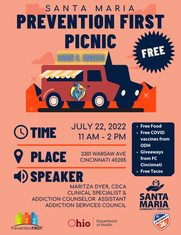 Santa Maria's PreventionFIRST! Picnic July 22, 2022 Santa Maria