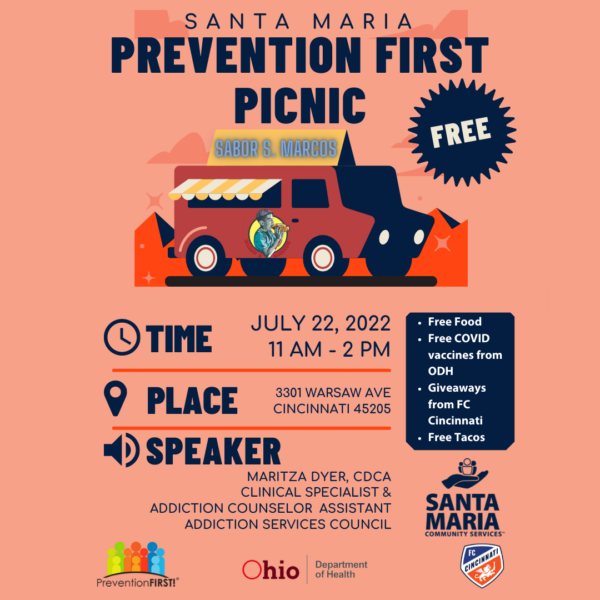 Santa Maria’s PreventionFIRST! Picnic | July 22, 2022