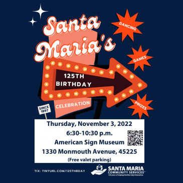 Santa Maria Throws 125th Birthday Party at the American Sign Museum on November 3, 2022