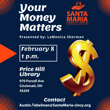 Your Money Matters with LaMonica Sherman – February 8, 2023 at the Price Hill Library
