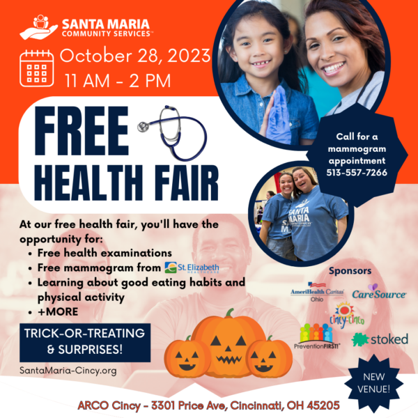 Santa Maria’s Free Health Fair at ARCO Cincy