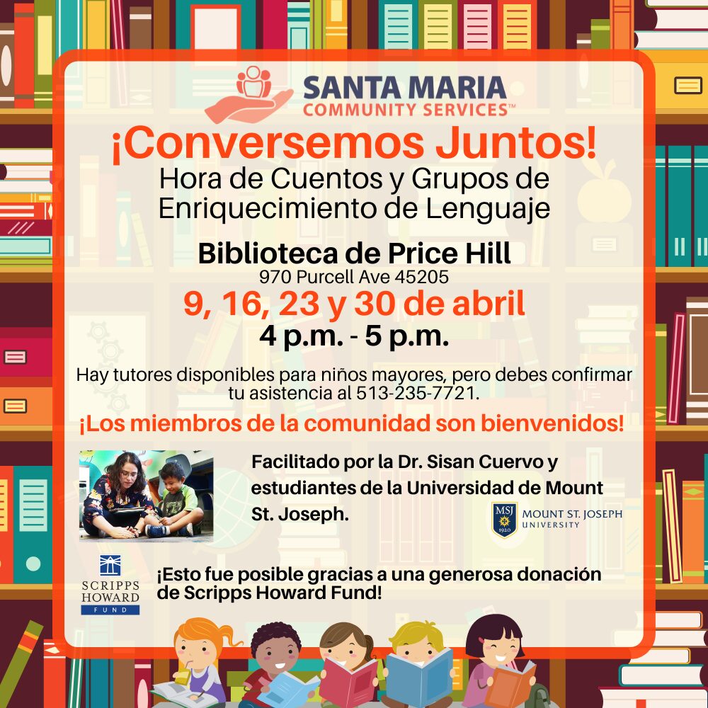 Santa Maria Community Services Partners with Mount St. Joseph University for “Reading with a Twist / Conversemos Juntos”